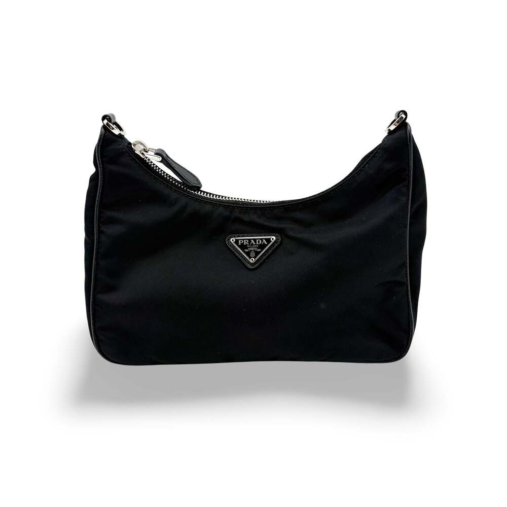 Prada Re-Edition Nylon Mini Bag Black #364083P67B